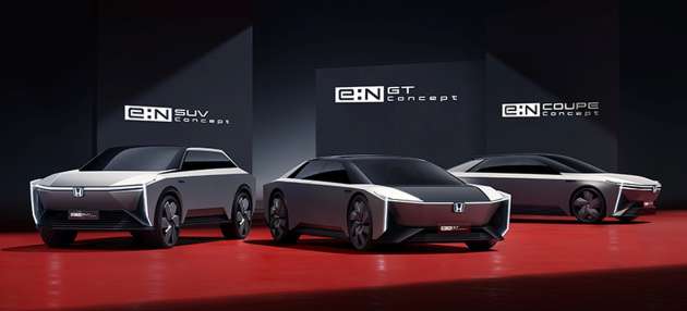 Honda e:N Series EV concepts – five revealed, e:NS1 and e:NP1 crossovers on sale in China from next year