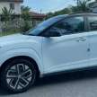 Hyundai Kona Electric facelift 2021 dilihat di Malaysia — pilihan bateri 39.2 kWh atau 64 kWh, pelancaran Q4