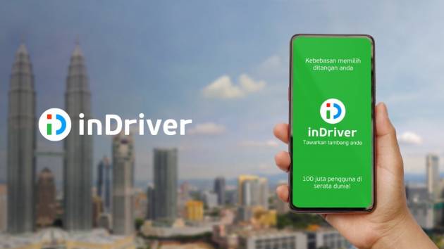 inDriver <em>ride-hailing</em> catat muat turun 100 juta di Google Play — pengguna boleh runding tambang