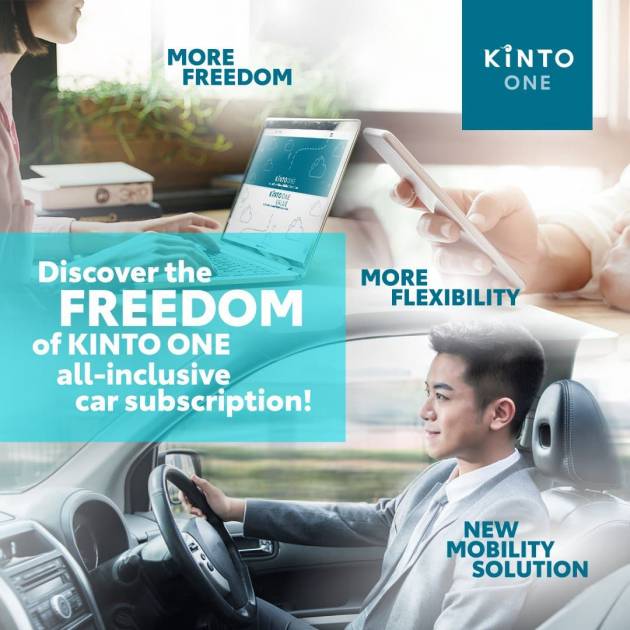 Toyota Kinto One kini dengan lebih banyak pilihan — ikut had perbatuan, tempoh langganan lima tahun