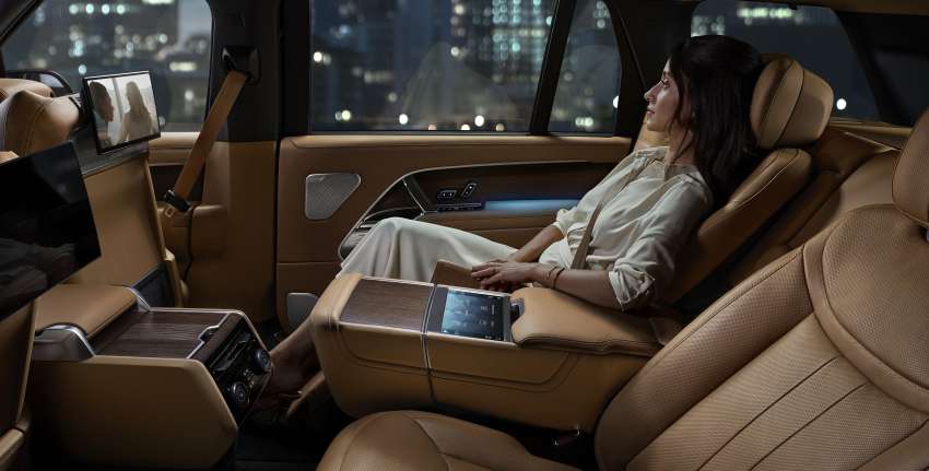 2022 Range Rover debuts – fifth-generation flagship brings seven-seat layout; pure EV version in 2024 Image #1367496