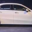 Mercedes-Benz A-Class – model sedan dipilih untuk CKD kerana permintaan lebih tinggi dari hatchback