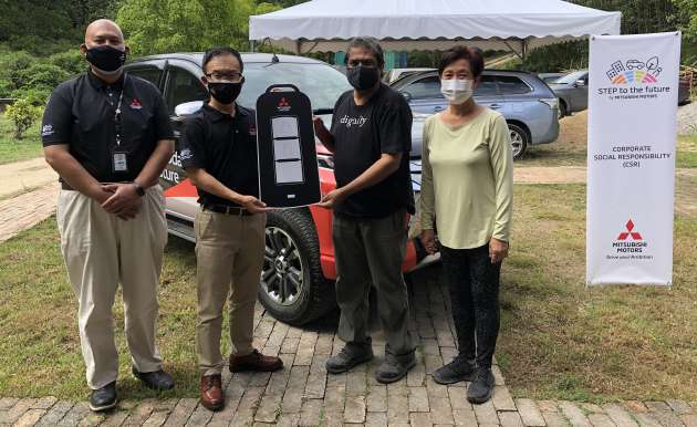 Mitsubishi Motors Malaysia donates a Triton pick-up truck to Dignity Farm School as part of CSR initiative