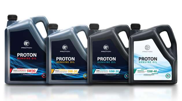 Proton Genuine Oil lubricants range launched – made by Petronas, fully-synthetic to mineral, RM78 to RM163