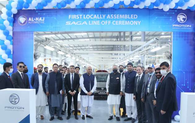 Proton Saga local assembly in Pakistan starts – final CBU batch of X70 shipped from Malaysia, CKD in Dec