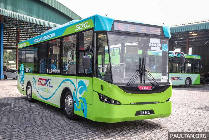 GoKL City Bus free bus service to go fully electric by early 2023, using 60 Malaysian-made SKS EV buses 1366262