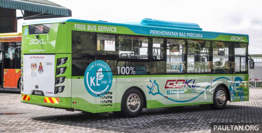 GoKL City Bus free bus service to go fully electric by early 2023, using 60 Malaysian-made SKS EV buses 1366263