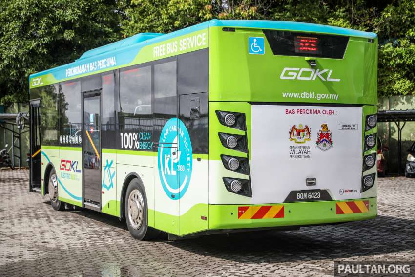 GoKL City Bus free bus service to go fully electric by early 2023, using 60 Malaysian-made SKS EV buses 1366264