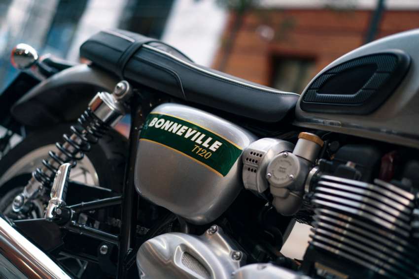 Triumph perkenal edisi Gold Line untuk enam model Bonneville – cat dua tona, pinstripe warna emas 1367244