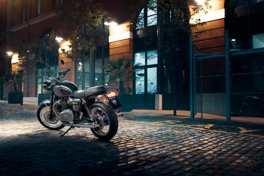 Triumph perkenal edisi Gold Line untuk enam model Bonneville – cat dua tona, pinstripe warna emas 1367250