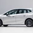 U06 BMW 2 Series Active Tourer debuts – all-new styling; petrol, diesel engines first; PHEVs next year