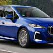 U06 BMW 2 Series Active Tourer debuts – all-new styling; petrol, diesel engines first; PHEVs next year