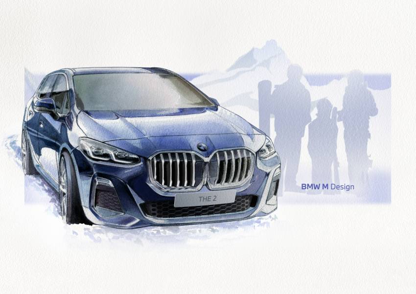 U06 BMW 2 Series Active Tourer debuts – all-new styling; petrol, diesel engines first; PHEVs next year 1356286
