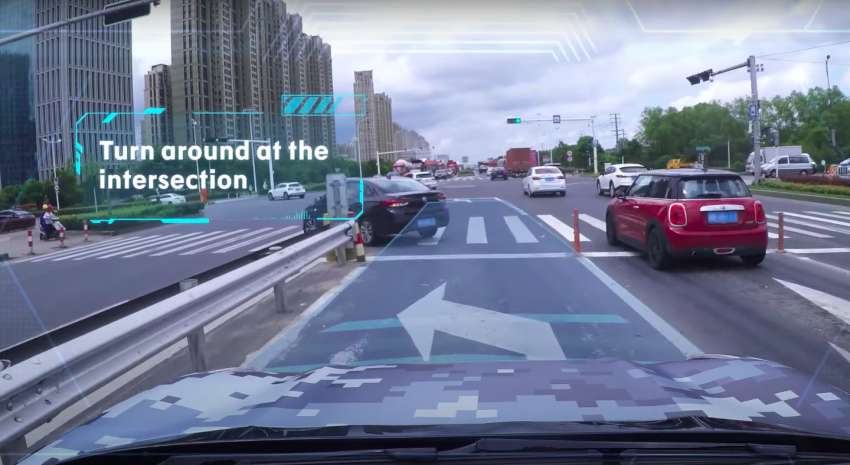 Zeekr Autonomous Driving tested in busy intersection 1364154