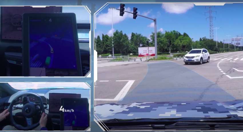 Zeekr Autonomous Driving tested in busy intersection 1364053