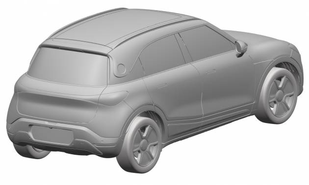 smart electric SUV shown in patent images – Geely-developed small crossover based on Concept #1