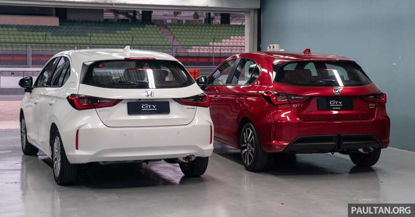 Honda City Hatchback 2021 dipamer di M’sia – warna baharu merah, kelabu, tempat duduk Ultra, Sensing 1376985