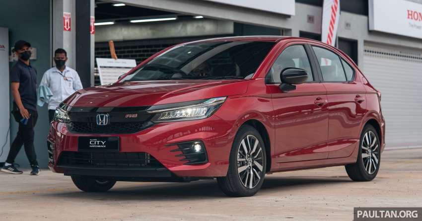 Honda City Hatchback 2021 dipamer di M’sia – warna baharu merah, kelabu, tempat duduk Ultra, Sensing 1376923