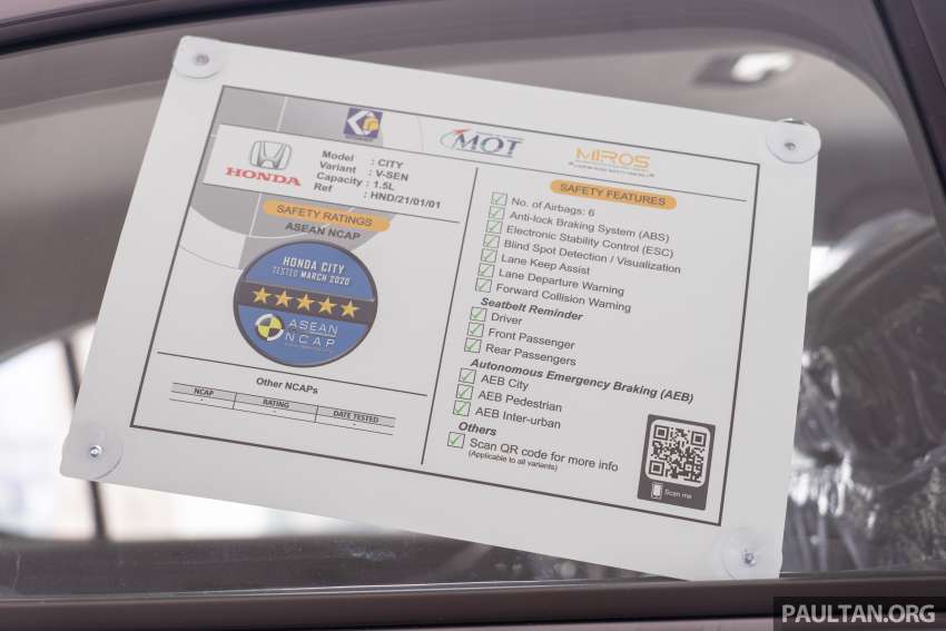 Honda City V Sensing dilancar untuk M’sia – RM90,212 1376348