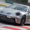 Porsche 911 GT3 992 facelift teased for Oct 18 debut