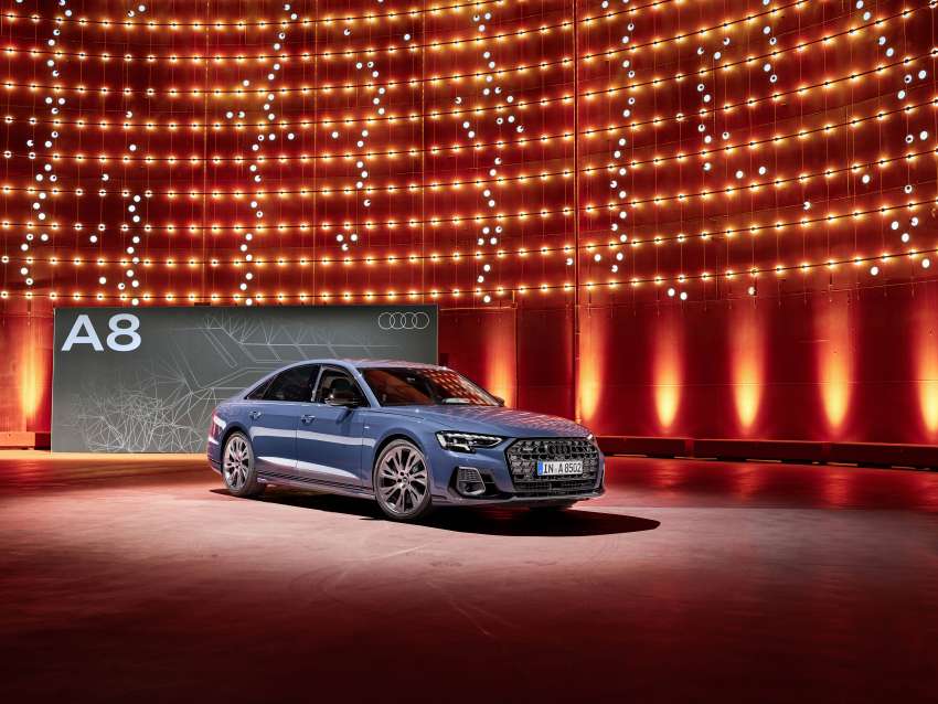 2022 Audi A8, S8 facelift – three petrol variants; diesel and PHEV to follow, extra-LWB A8 L Horch for China 1370978