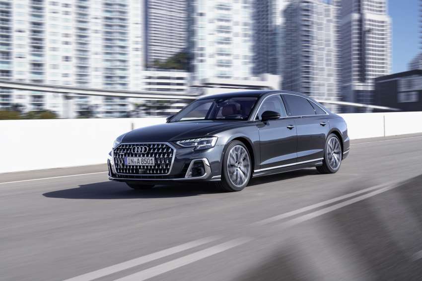2022 Audi A8, S8 facelift – three petrol variants; diesel and PHEV to follow, extra-LWB A8 L Horch for China 1371007