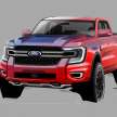 2022 Ford Ranger unveiled – new 3.0L V6 turbodiesel, full-time 4×4, 12″ SYNC 4 display; >600 accessories!