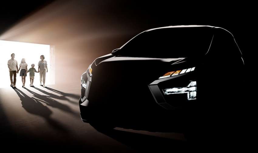 Mitsubishi Xpander <em>facelift</em> 2022 – <em>teaser</em> disiarkan, tunjuk lampu LED baharu, bakal didedah di GIIAS 2021 1370781