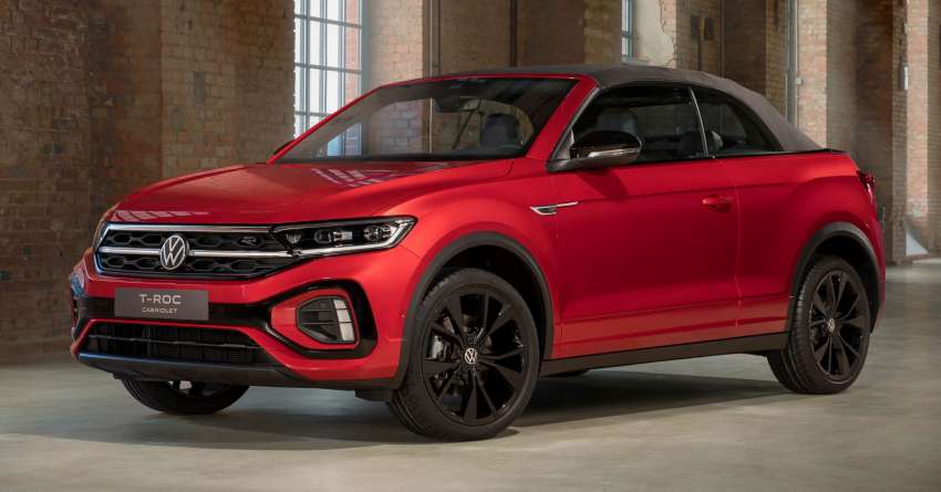 2022 Volkswagen T-Roc facelift debuts – revised exterior; interior gets tablet-style infotainment display 1378116
