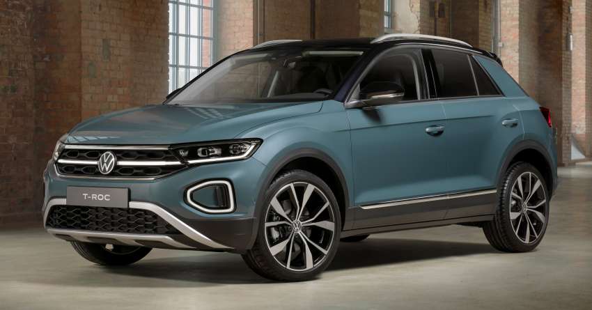 2022 Volkswagen T-Roc facelift debuts – revised exterior; interior gets tablet-style infotainment display 1378108