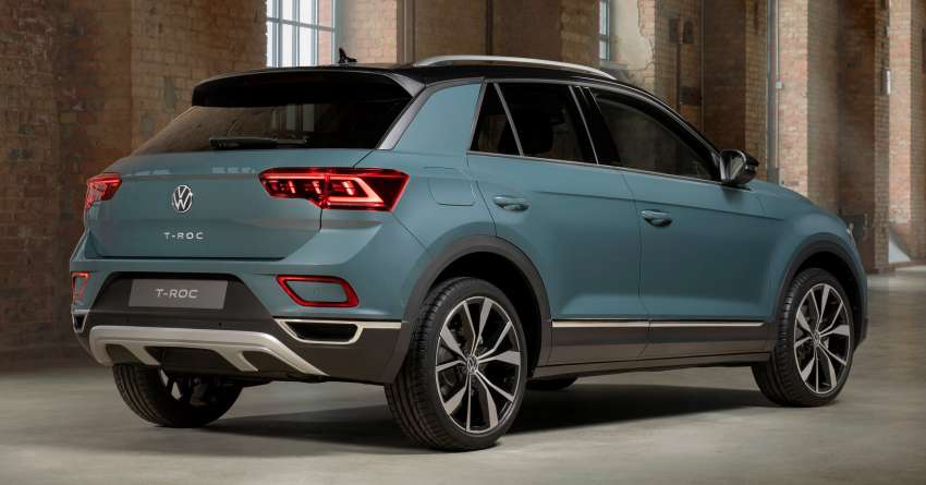 2022 Volkswagen T-Roc facelift debuts – revised exterior; interior gets tablet-style infotainment display 1378109