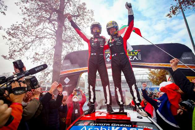 Sebastien Ogier dan Toyota juara WRC 2021!