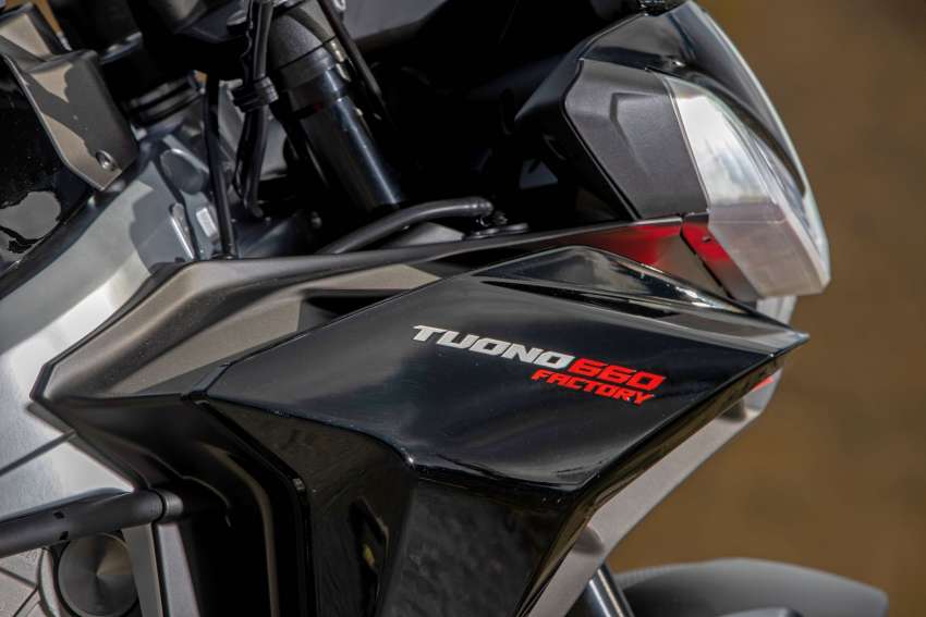 EICMA 2021: Aprilia Tuono 660 Factory – 100 hp, 181 kg kerb weight; six-axis IMU brings cornering ABS 1382731