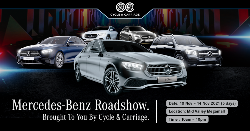 AD: New CKD Mercedes-Benz A-Class, GLA at Cycle & Carriage roadshow in Mid Valley Megamall, Nov 10-14 1371958