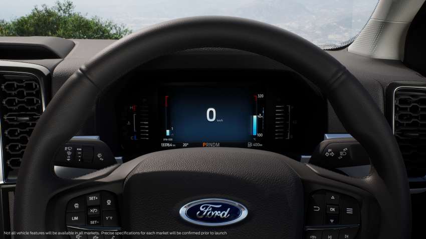 Ford Ranger 2022 didedah – enjin 3.0L V6 Turbodiesel, sistem 4X4 sepenuh masa, pelbagai fungsi ergonomik 1382335