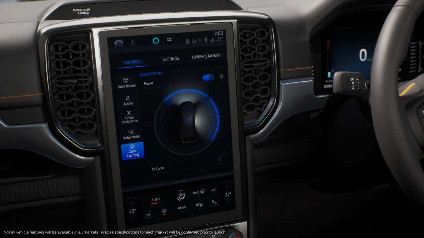 Ford Ranger 2022 didedah – enjin 3.0L V6 Turbodiesel, sistem 4X4 sepenuh masa, pelbagai fungsi ergonomik 1382299