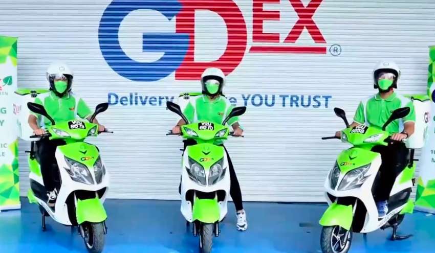 GDEX mula guna motosikal elektrik untuk operasi penghantaran di Malaysia, selaras inisiatif Go Green Image #1377008