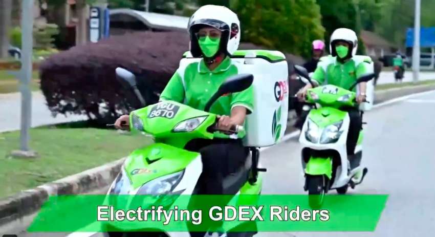 GDEX mula guna motosikal elektrik untuk operasi penghantaran di Malaysia, selaras inisiatif Go Green 1377011