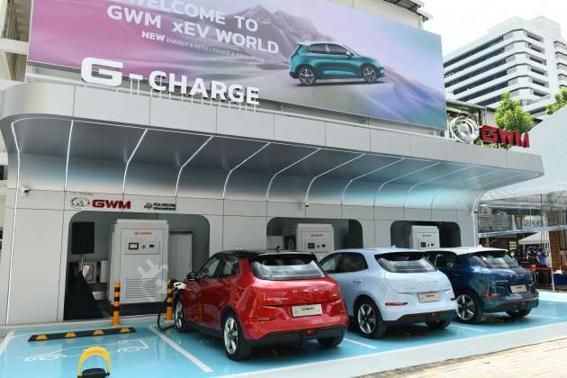 Great Wall unveils G-Charge 160 kW DC fast charging station with solar power in Bangkok, Thailand