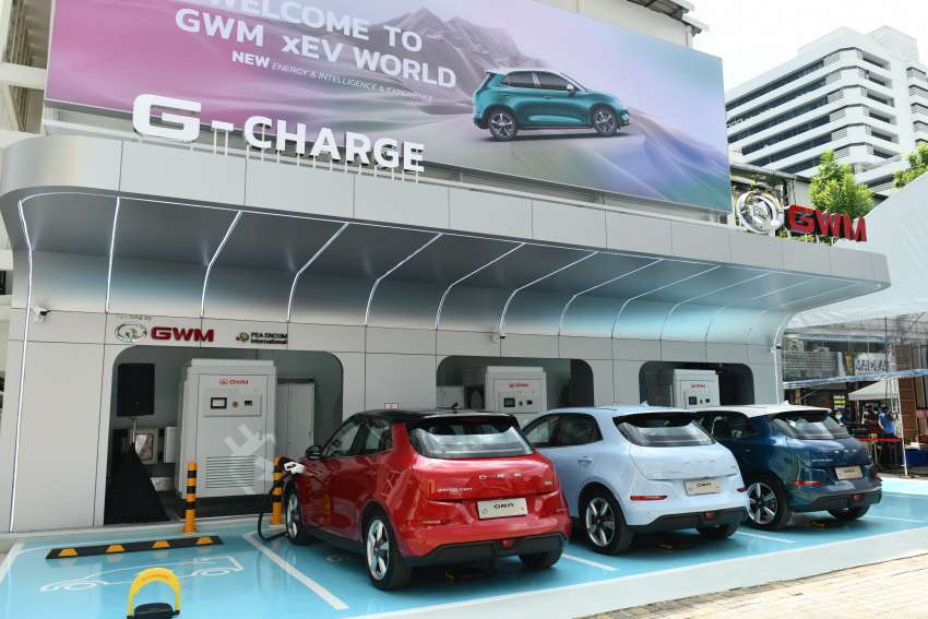 Great Wall unveils G-Charge 160 kW DC fast charging station with solar power in Bangkok, Thailand Image #1375894