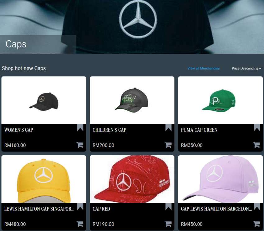 Hap Seng Star launches online Mercedes-Benz merchandise store – free shipping with RM300 spent 1369858