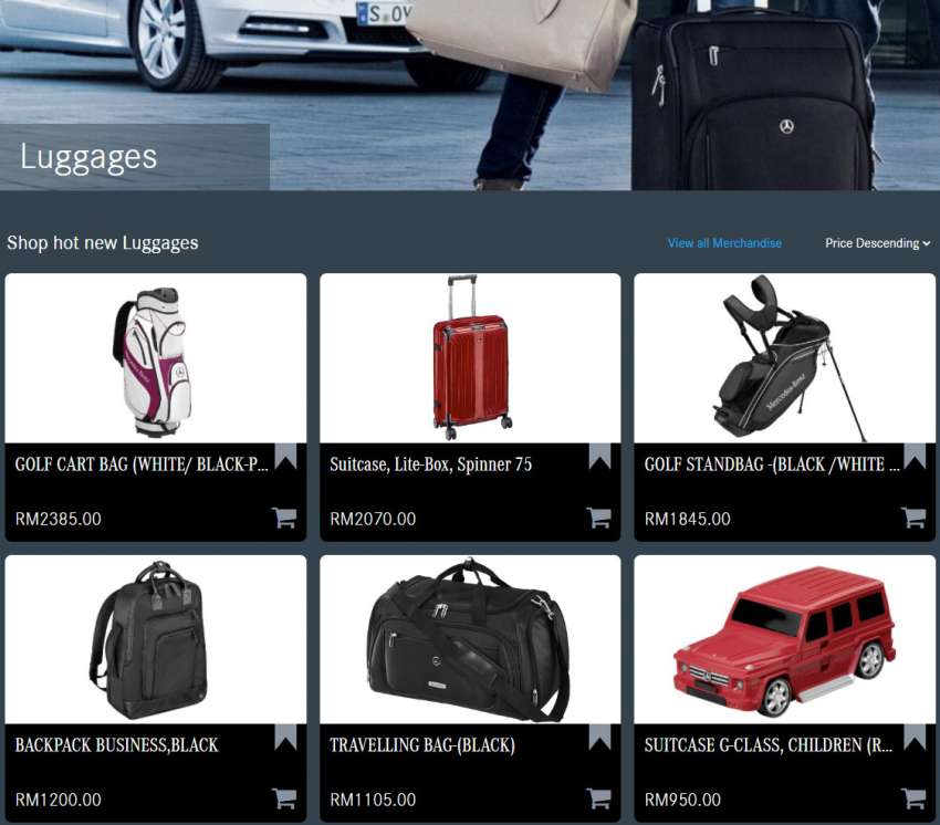 Hap Seng Star launches online Mercedes-Benz merchandise store – free shipping with RM300 spent 1369860