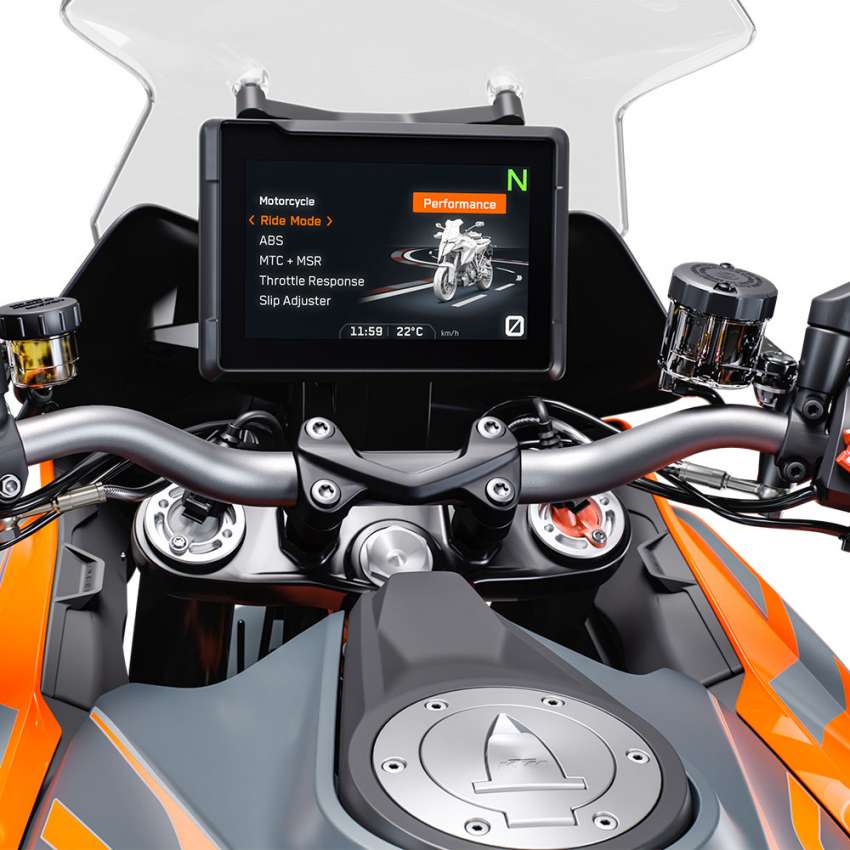 2022 KTM 1290 Super Duke GT – Sport-tourer updated with seven-inch TFT display, turn-by-turn navigation 1385811