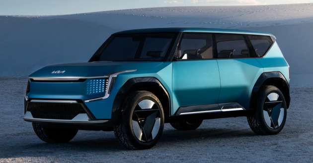 Kia Concept EV9 electric SUV debuts in Los Angeles – E-GMP base with 350 kW fast charging, 480 km range