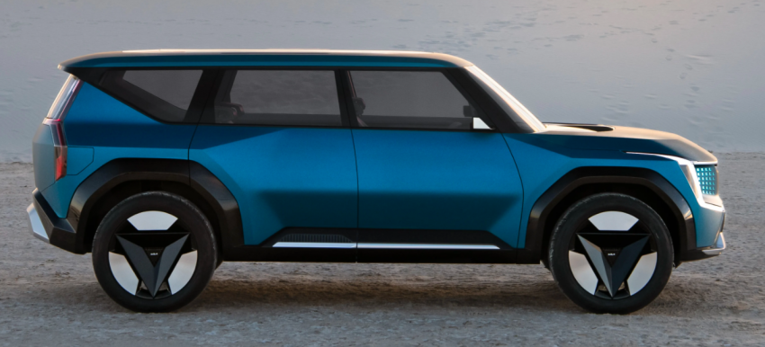 Kia Concept EV9 diperkenal di Los Angeles – SUV elektrik dengan jarak gerak 480 km, pengecas 350 kW Image #1378200