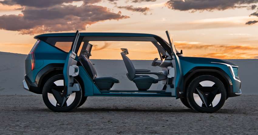 Kia Concept EV9 electric SUV debuts in Los Angeles – E-GMP base with 350 kW fast charging, 480 km range 1377894