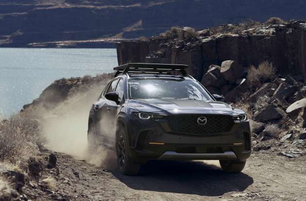 2023 Mazda CX-50 production begins in the US – 2.5L NA, turbo engines available at launch; AWD standard