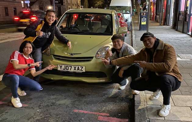 Pelajar M’sia gembira jumpa Perodua Myvi di Scotland