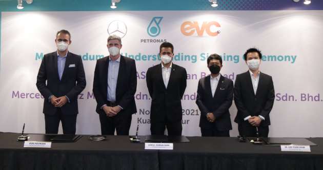 Petronas stations to get EV fast chargers by 1H 2022 in partnership with Mercedes-Benz Malaysia, JomCharge