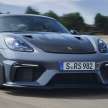 Porsche 718 Cayman GT4 RS revealed with 911 GT3’s 4.0L NA flat-six – 500 PS, 450 Nm; 0-100 km/h in 3.4s